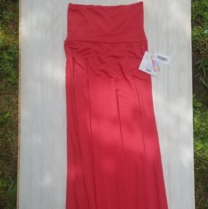 Lularoe Watermelon Red Maxi Skirt